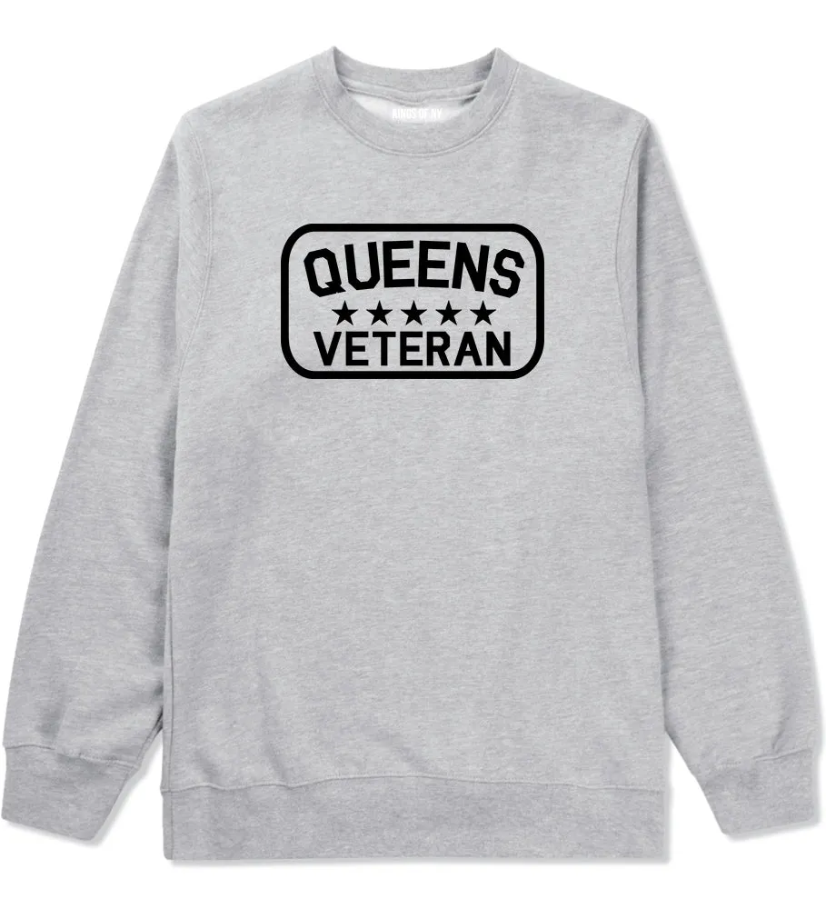 Queens Veteran Mens Crewneck Sweatshirt