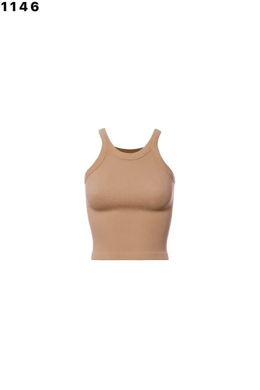 Ribbed Bias Cami
