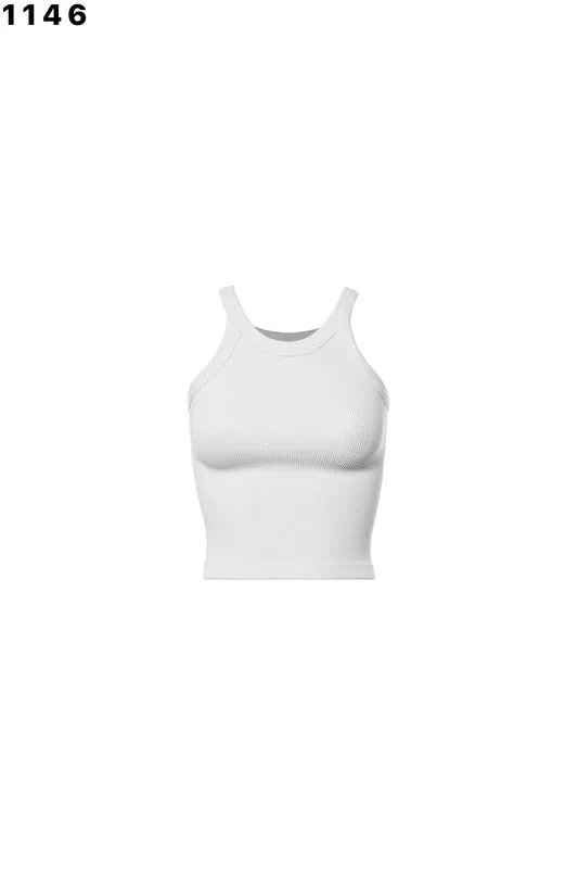 Ribbed Bias Cami