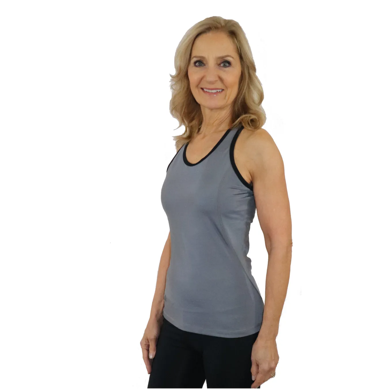Samoan and Maori Fusion Tattoo Tank with a  Built in Bra and Removable Cups - Malosi Collection