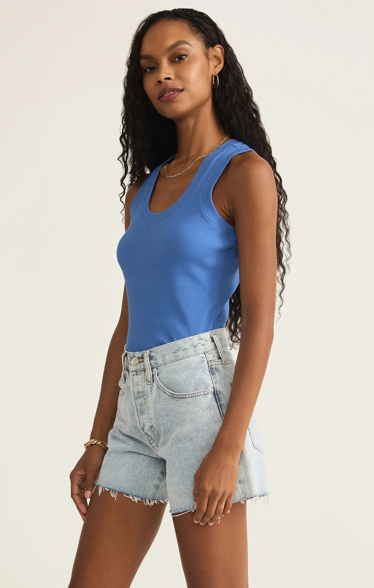 Sirena Rib Tank | Bay Blue