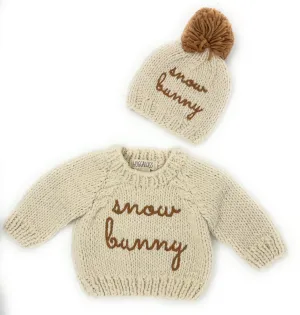 Snow Bunny Sweater and Beanie Set