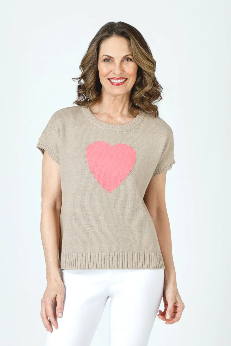 Ten Oh 8 Big Heart Sweater