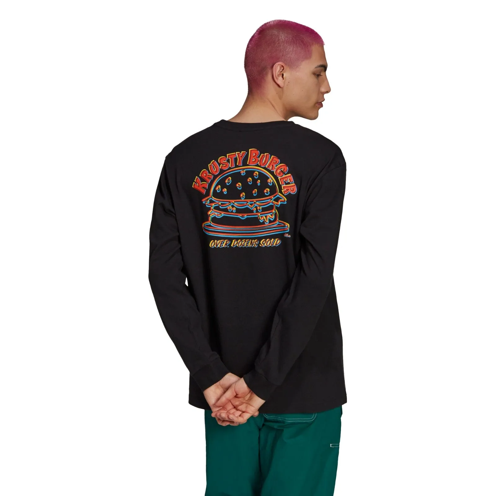 The Simpsons Krusty Burger Long Sleeve Tee HA5819