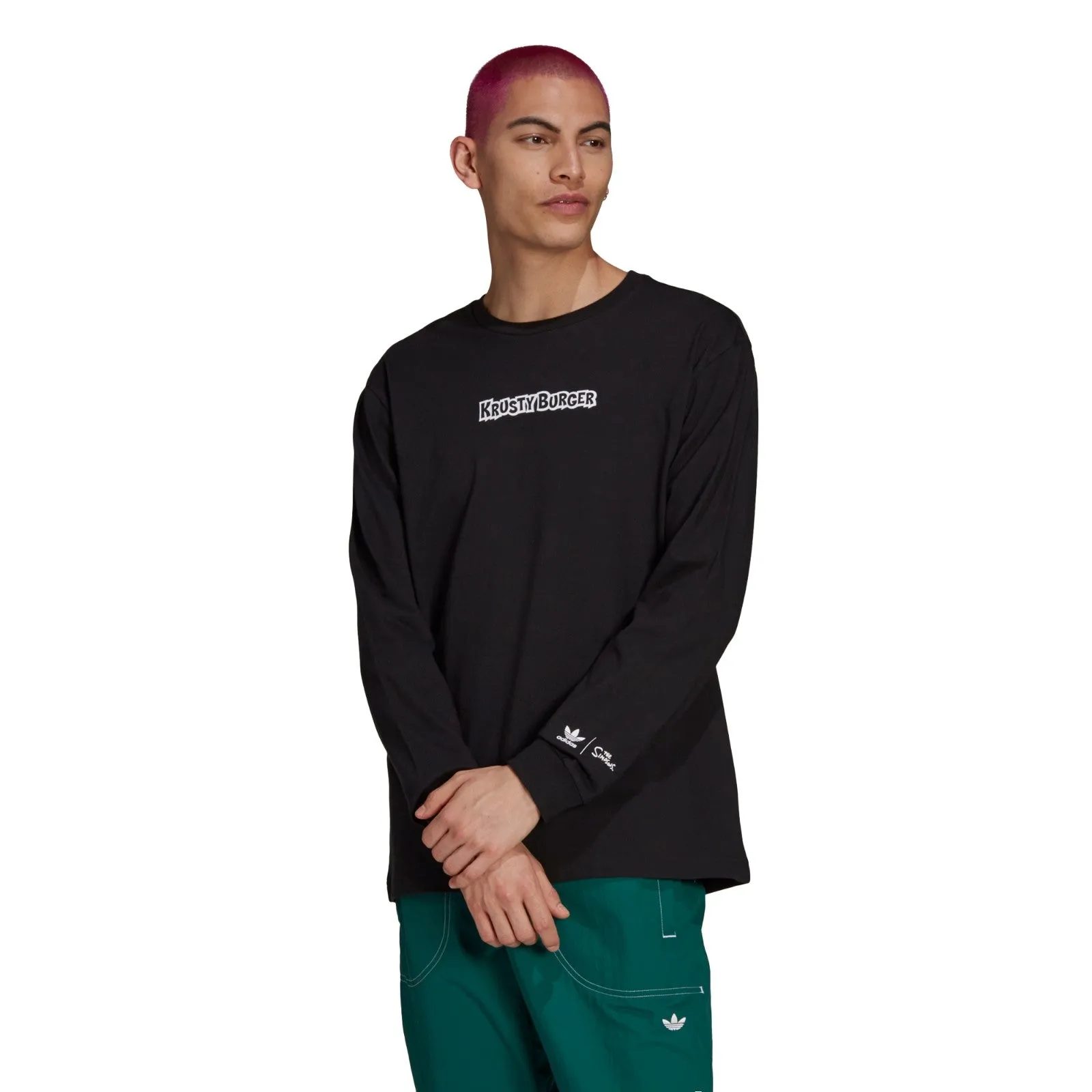 The Simpsons Krusty Burger Long Sleeve Tee HA5819