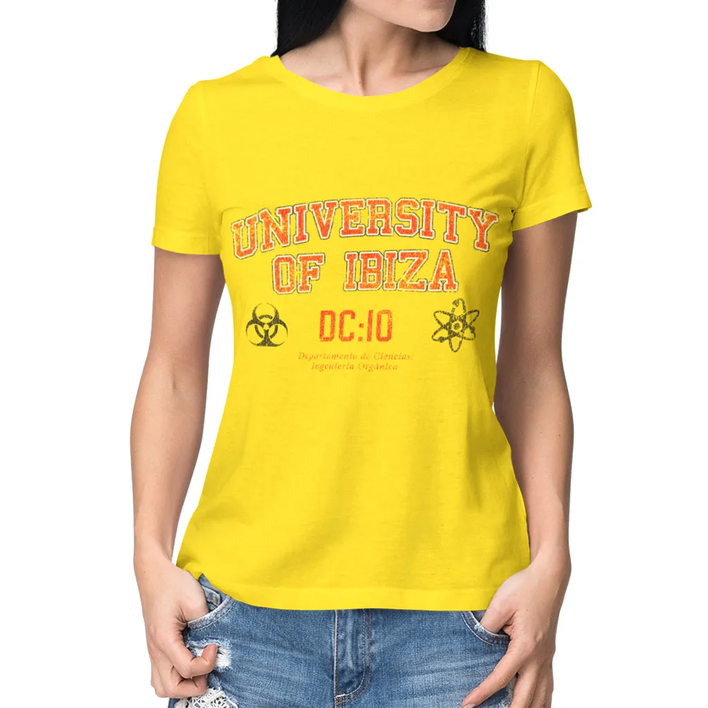 University of Ibiza Women's T-shirt Science Department