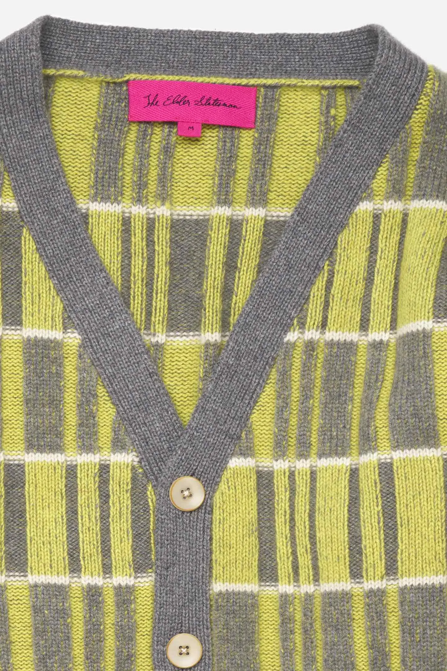 Variegated Plaid Cardigan