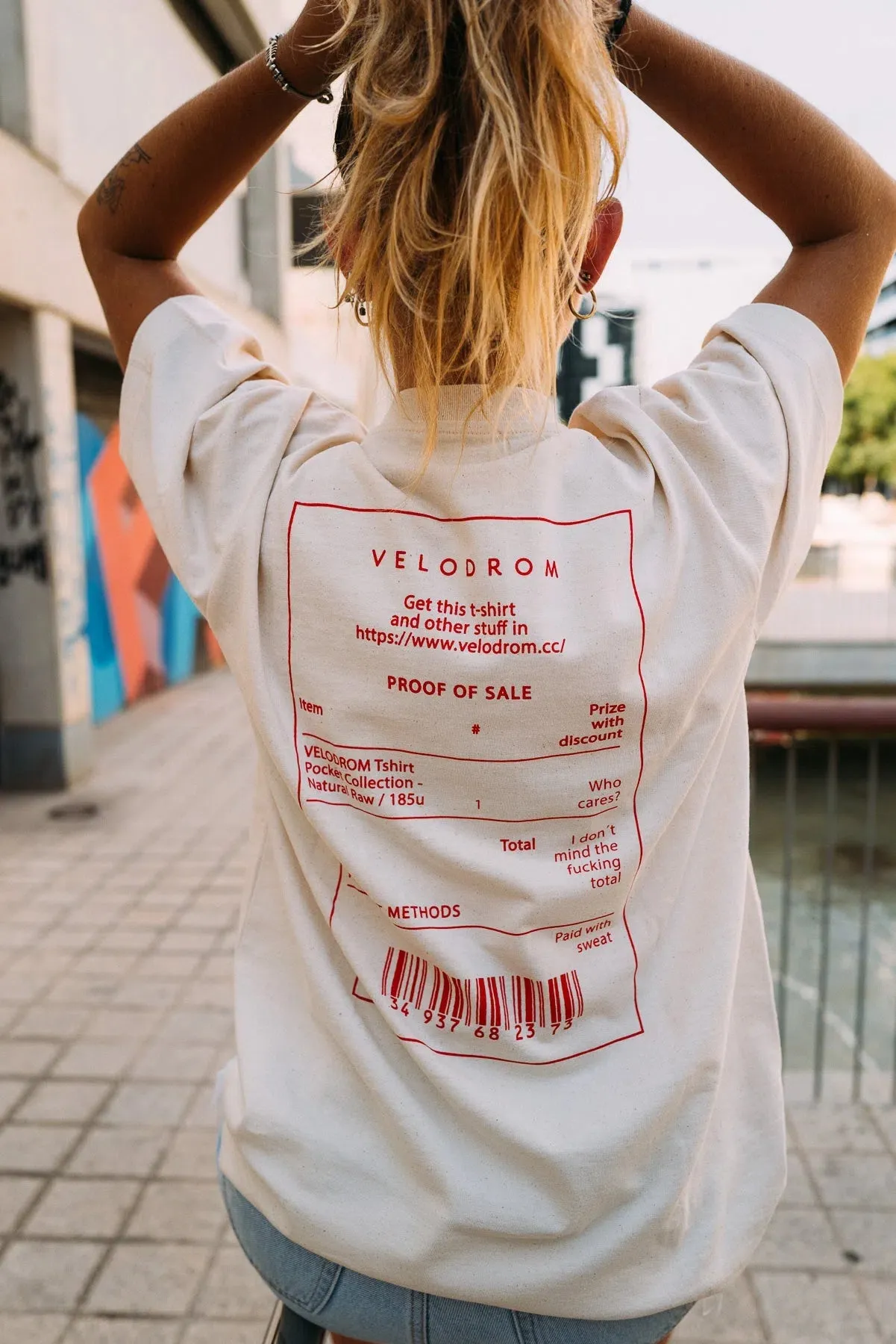 VELODROM VCC Casual Oversize Tshirt Ticket - Off White