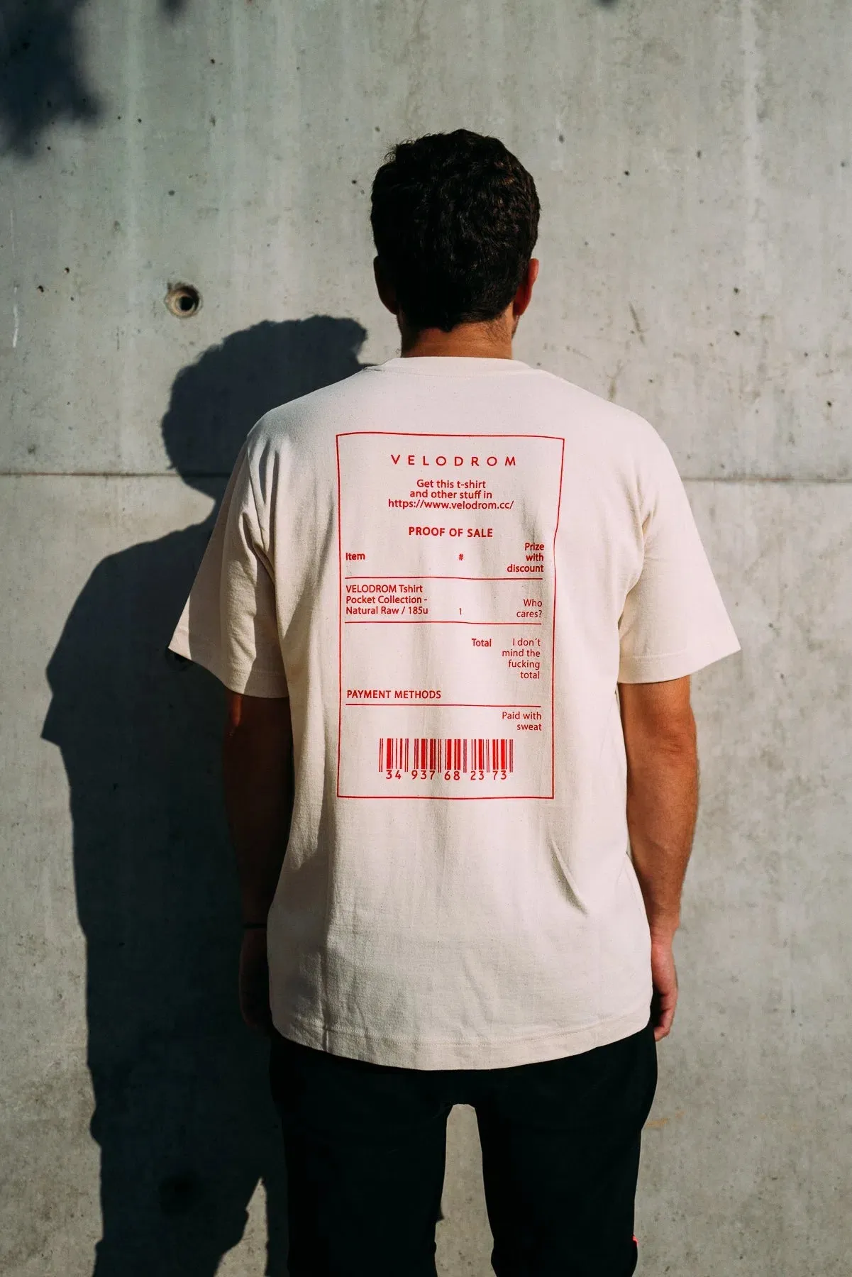 VELODROM VCC Casual Oversize Tshirt Ticket - Off White