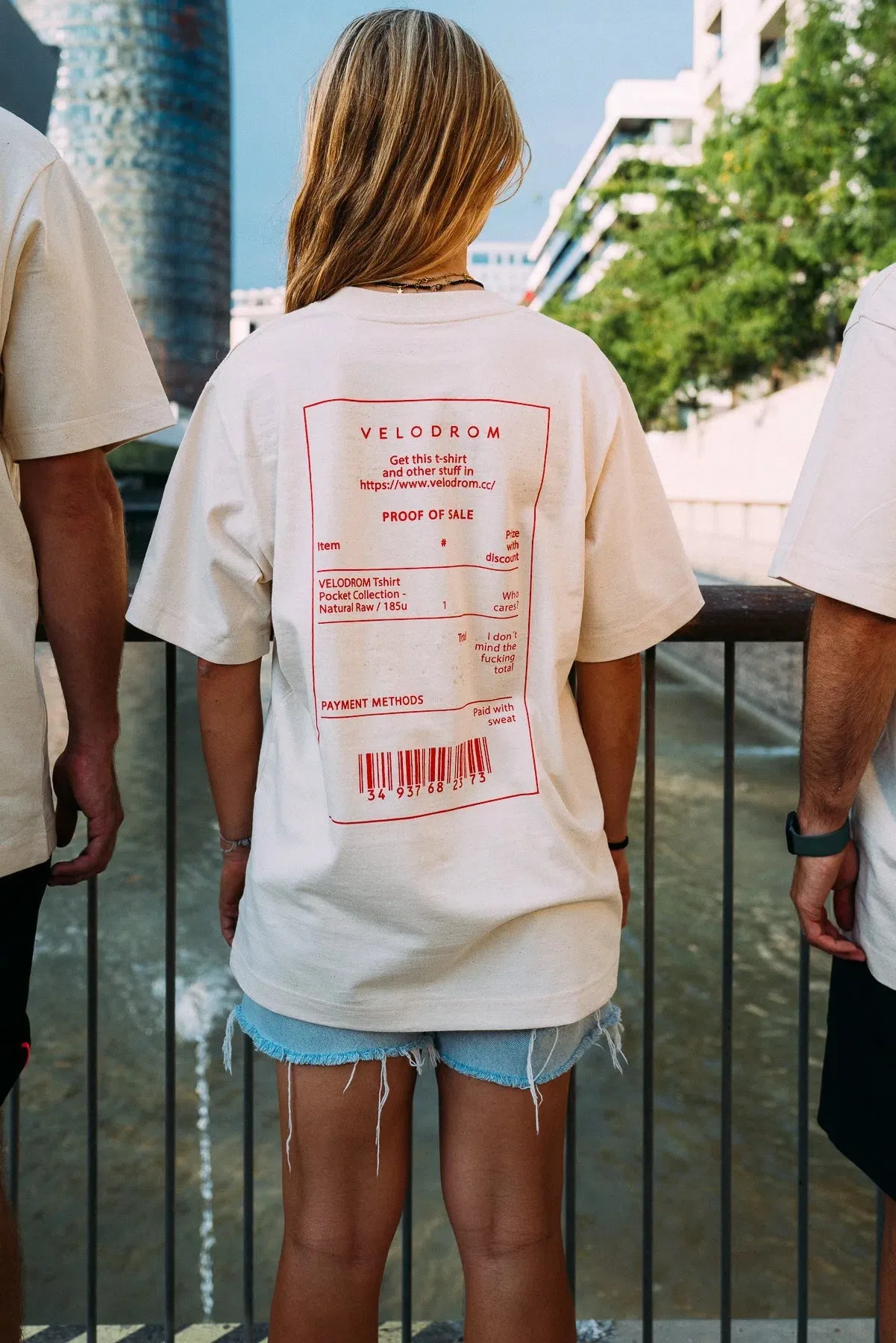 VELODROM VCC Casual Oversize Tshirt Ticket - Off White