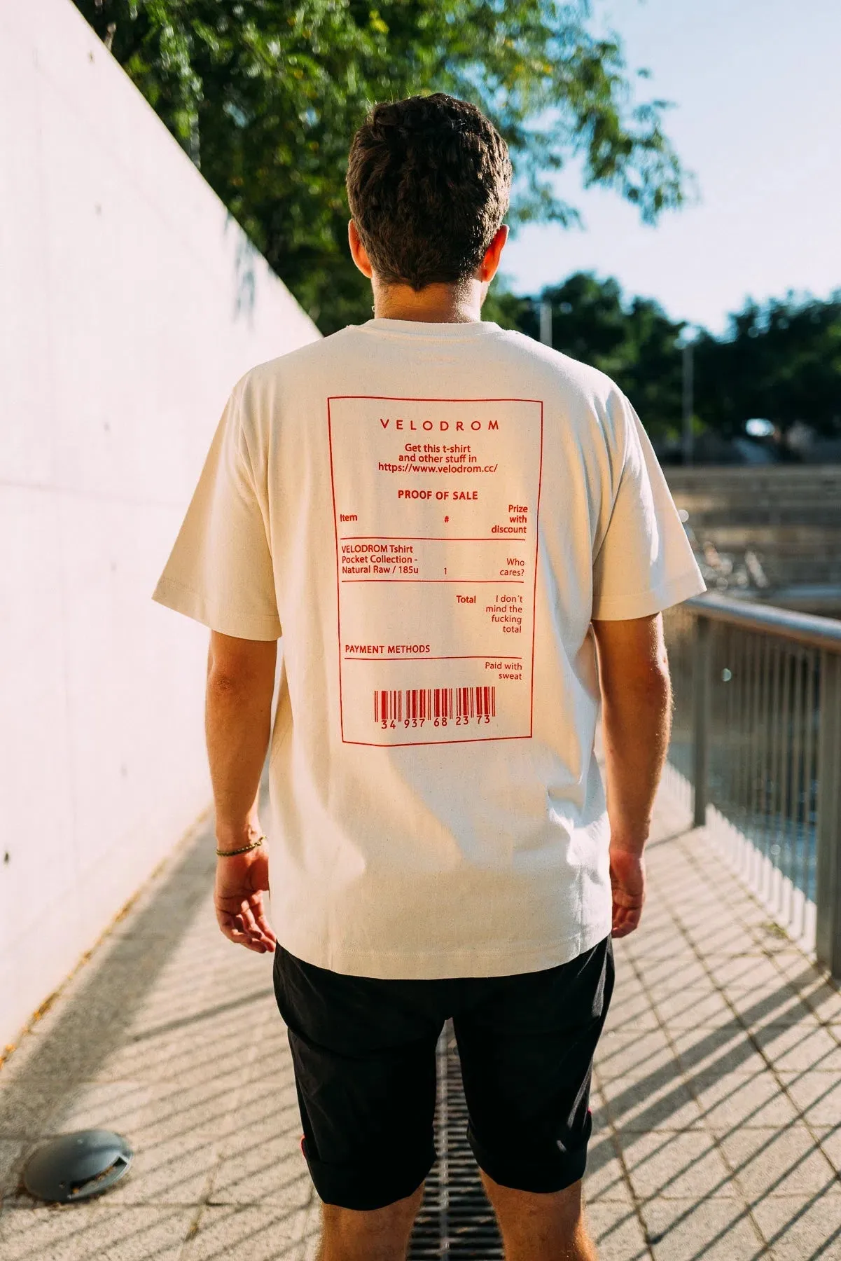 VELODROM VCC Casual Oversize Tshirt Ticket - Off White