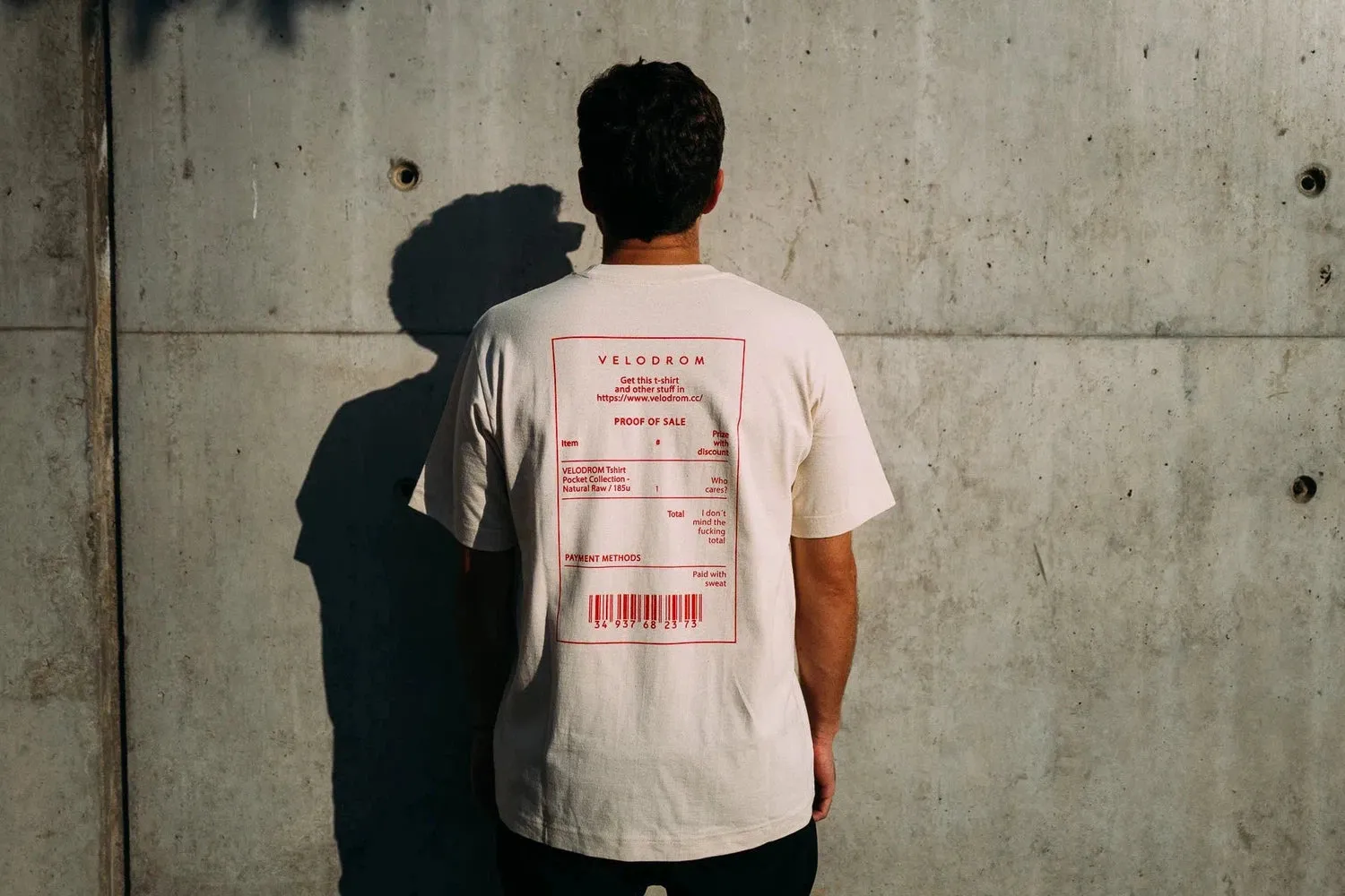 VELODROM VCC Casual Oversize Tshirt Ticket - Off White