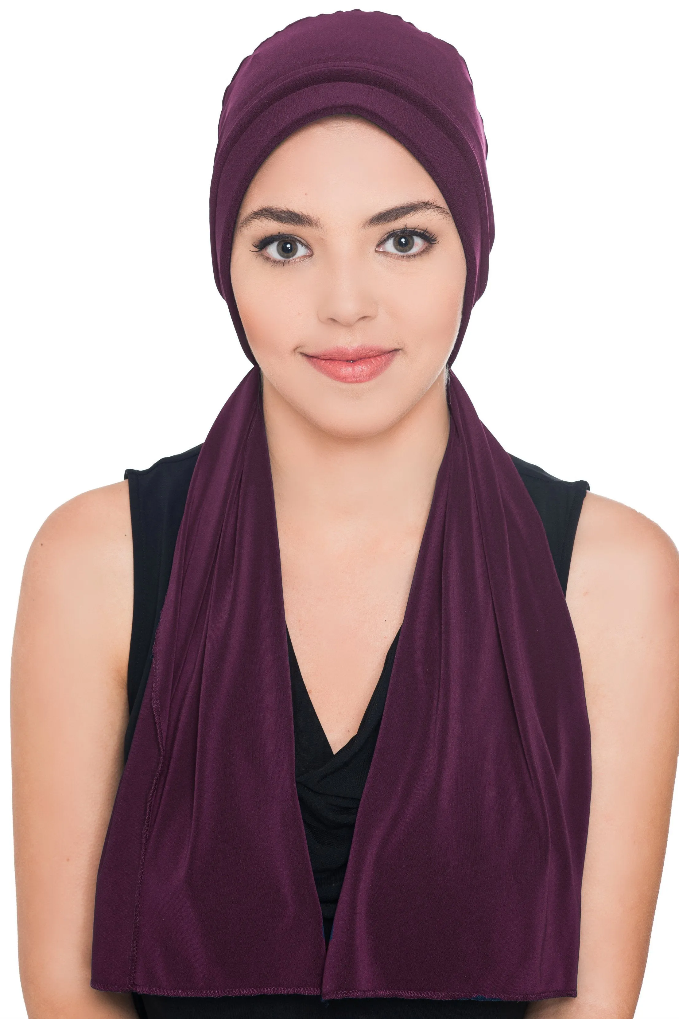 Versatile Headwear with Long Tails