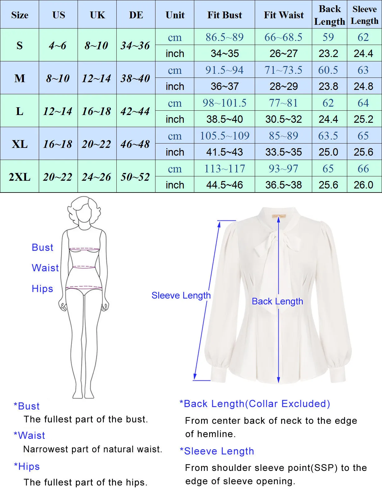 Vintage Defined Waist Long Sleeve Bow-Knot Decorated Shirts