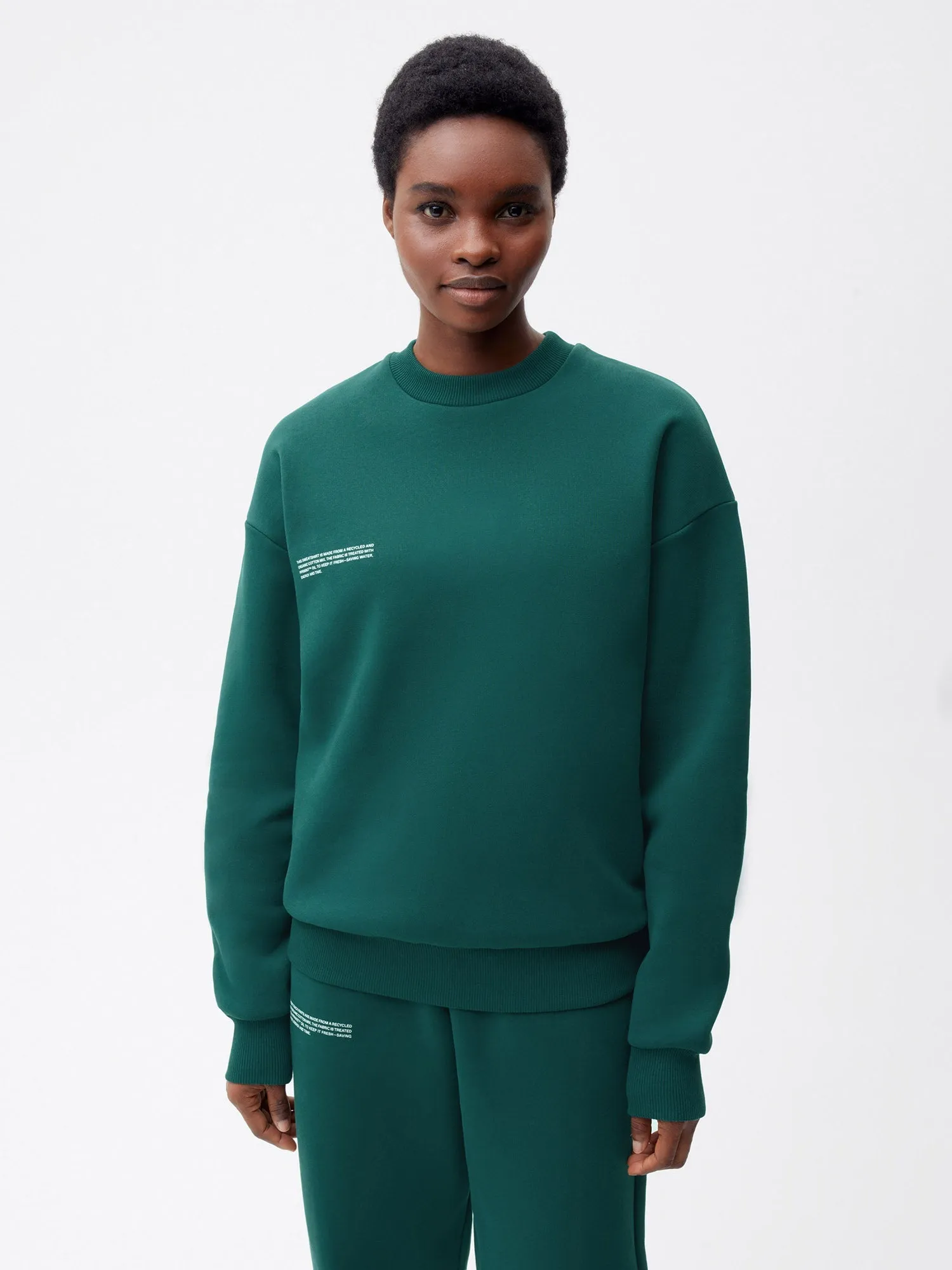 Womens 365 Heavyweight Sweatshirt—foliage green
