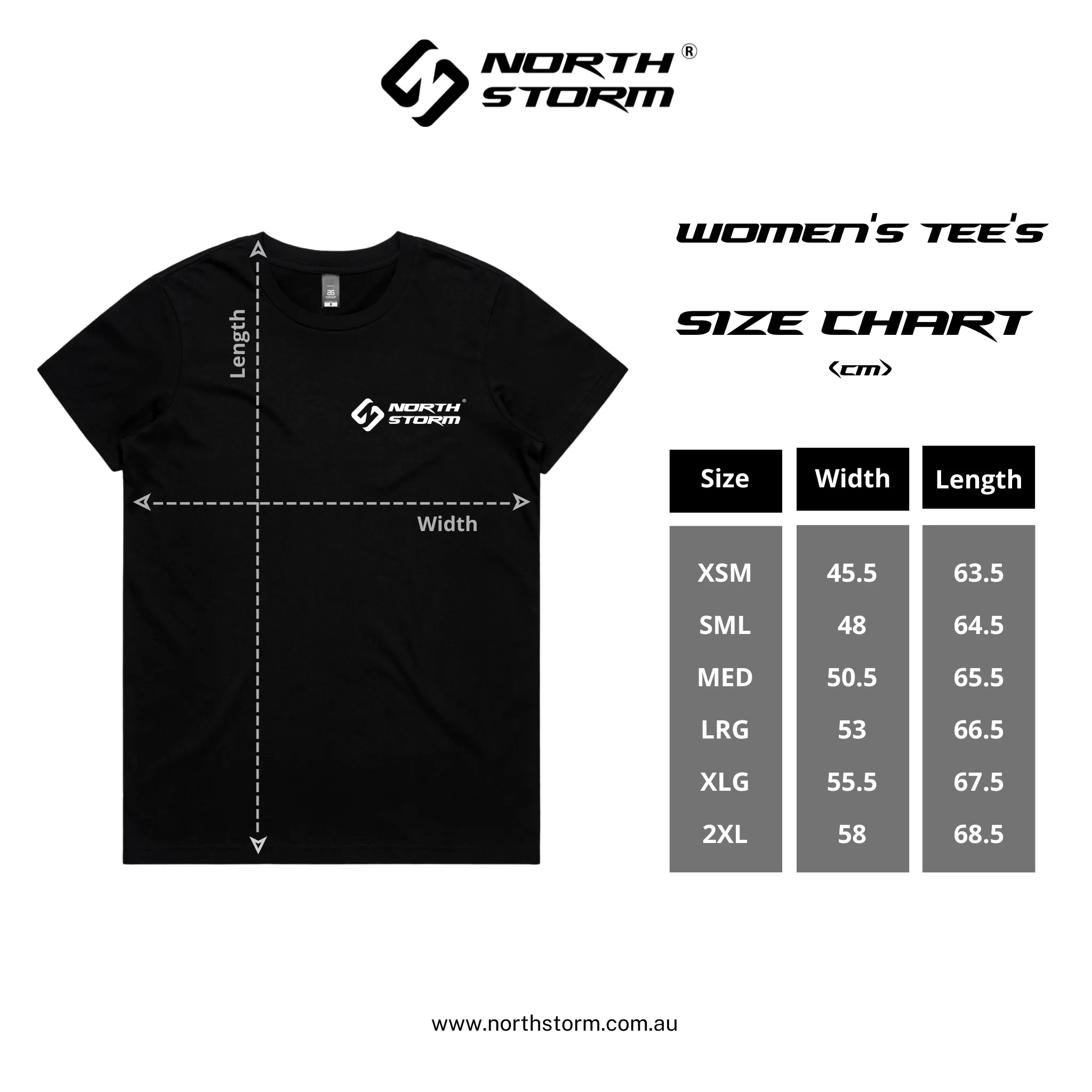 Women's North Storm® Coloured Tee's