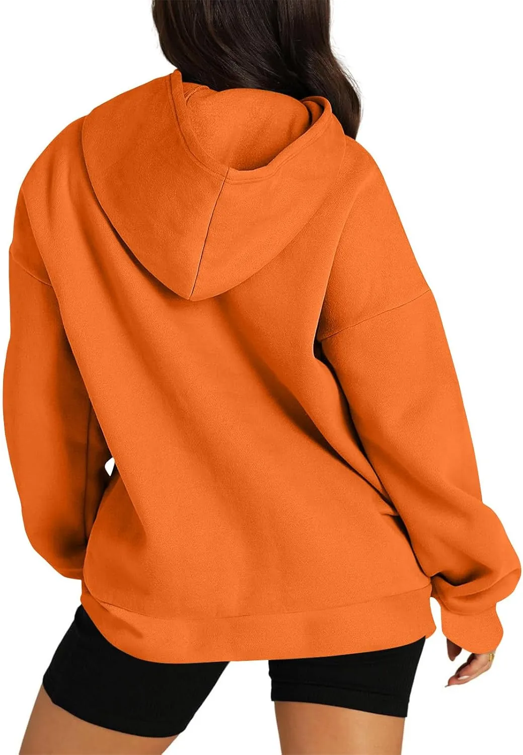 Womens Oversized Hoodies Fleece Sweatshirts Casual Long Sleeve Drop Shoulder Pullover Fall Winter Outfits Y2K Tops
